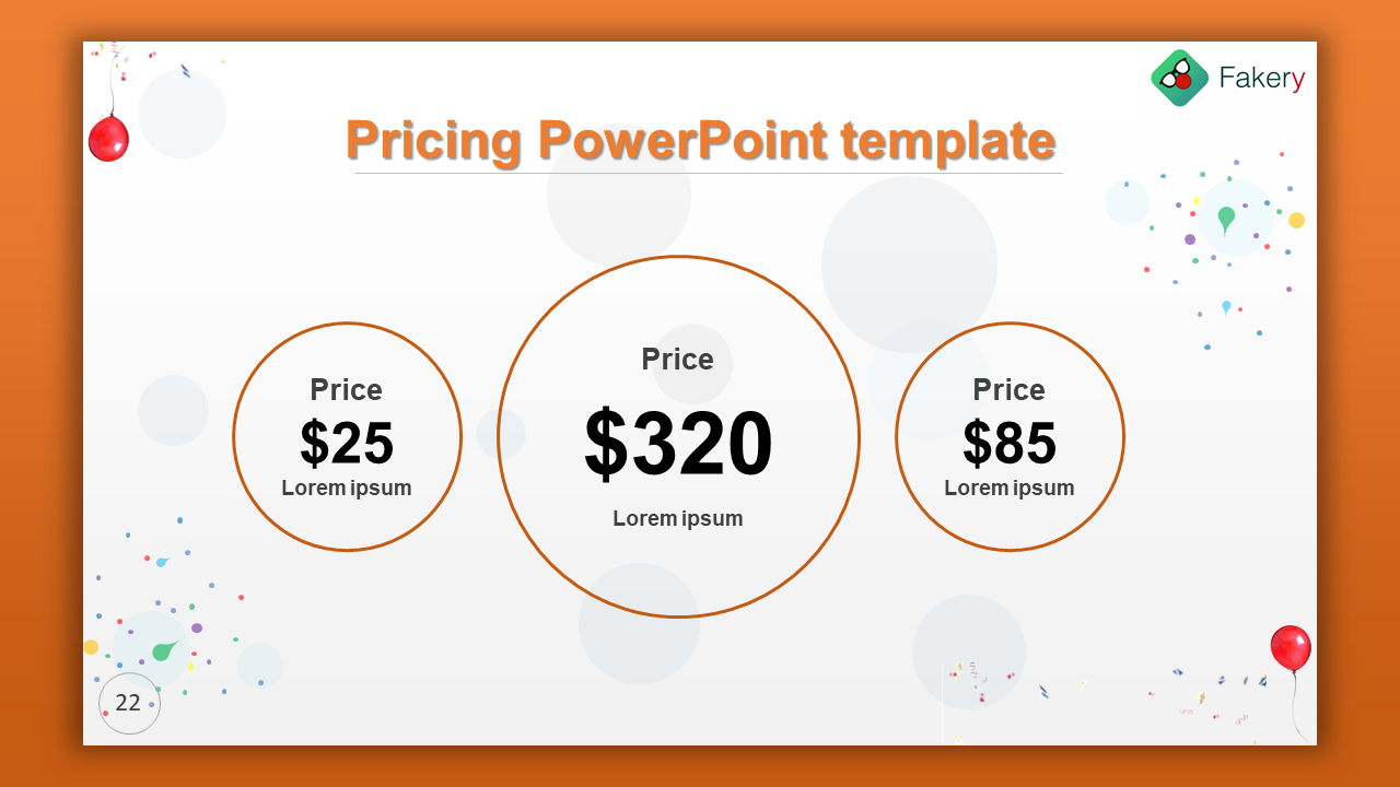 Free - Affordable Pricing PowerPoint Template Presentation